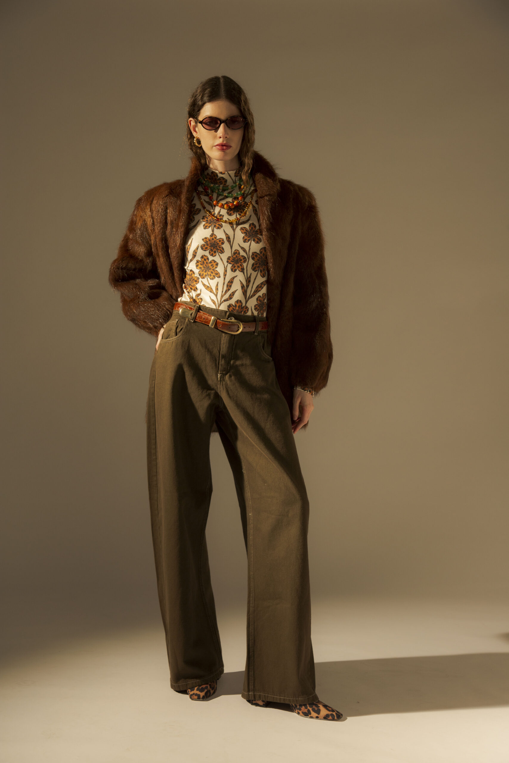 Remera media polera Flor animal p. - Imagen 5