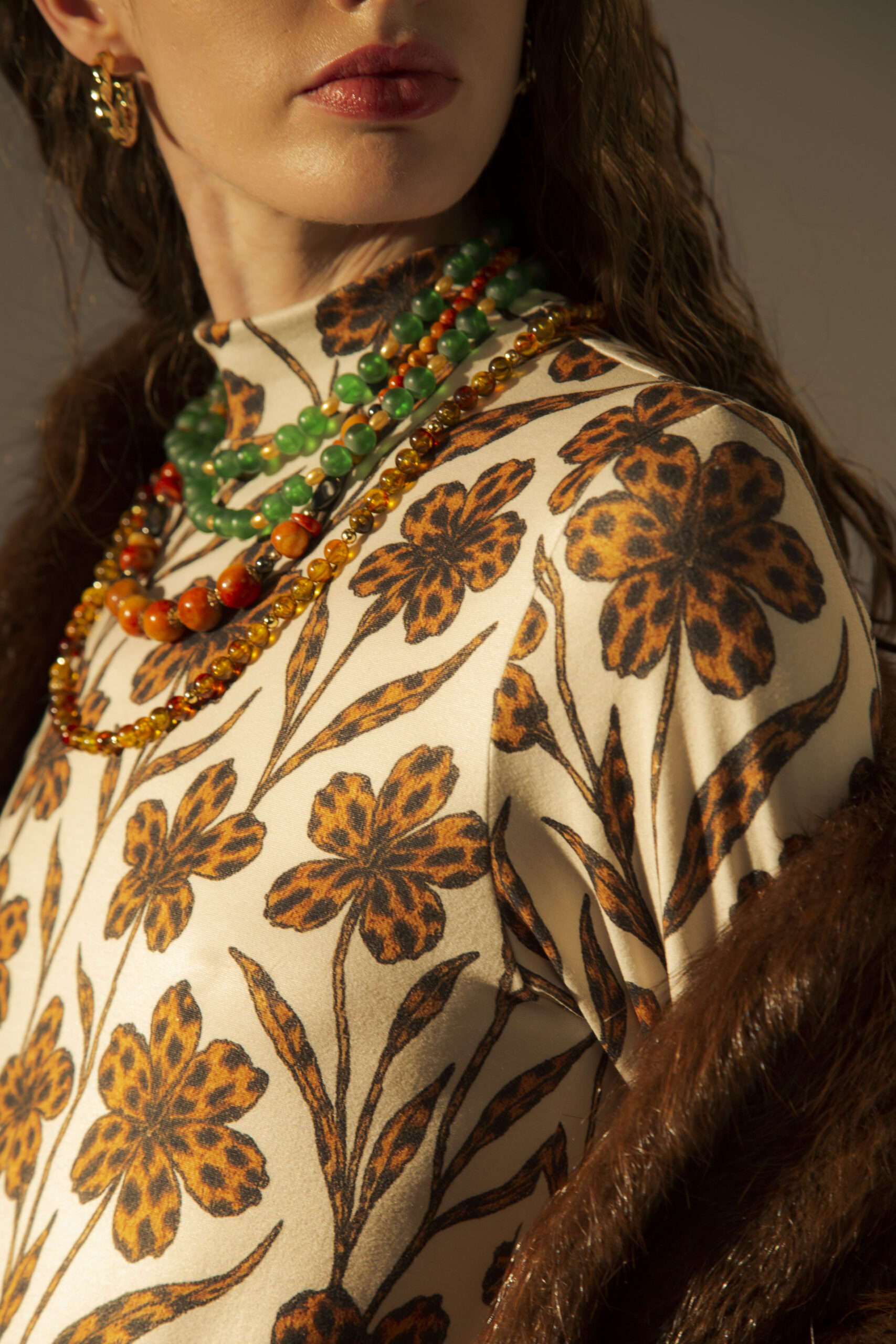 Remera media polera Flor animal p. - Imagen 2