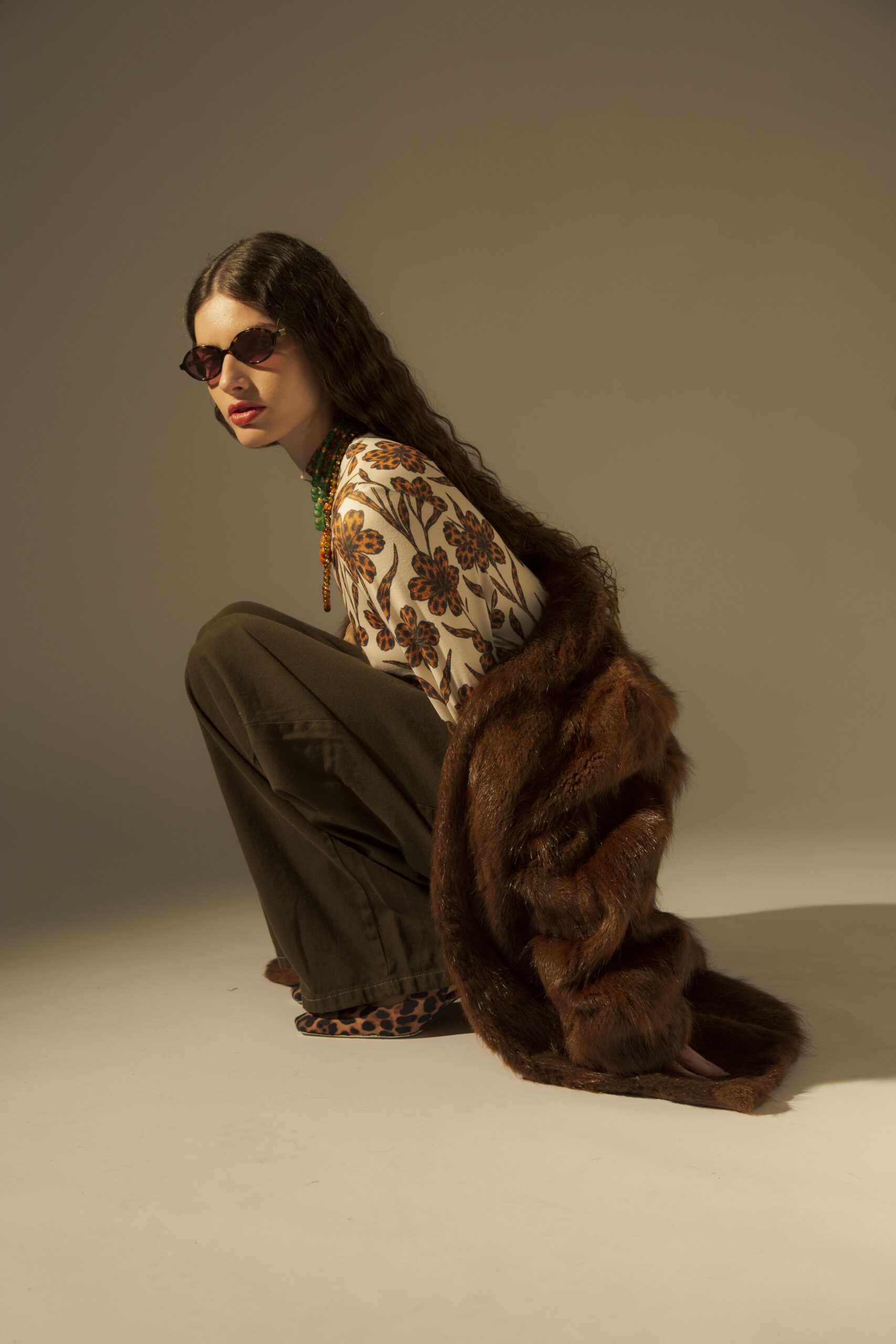 Remera media polera Flor animal p. - Imagen 3